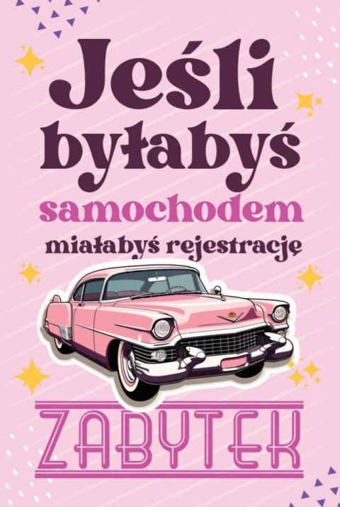 Karnet Urodziny Samochód zabytkowy damski