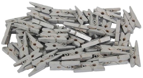 Klamerki ozdobne Color 02 srebrne