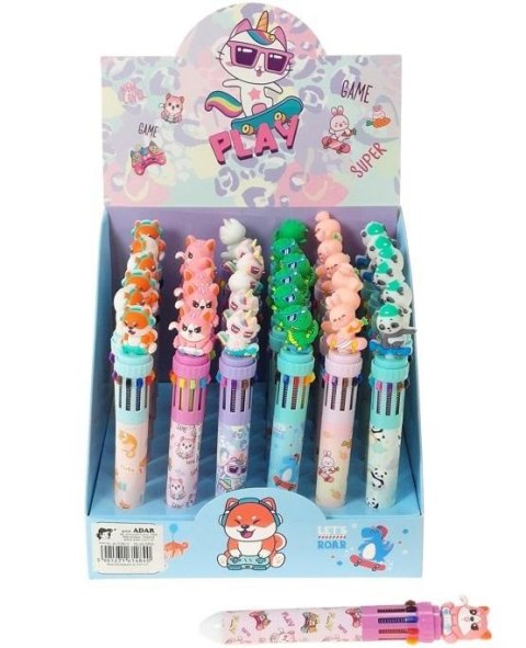 Długopis wielokolorowy MIX (36szt)