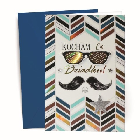 Karnet Kocham Cię Dziadku