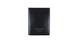 Okładka na dokumenty ucznia pion czarna