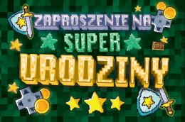 Zaproszenie Urodziny Zay Mini (10szt)