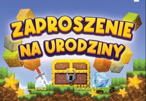 Zaproszenie Urodziny Zay Mini (10szt)