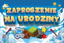 Zaproszenie Urodziny Zay Mini (10szt)