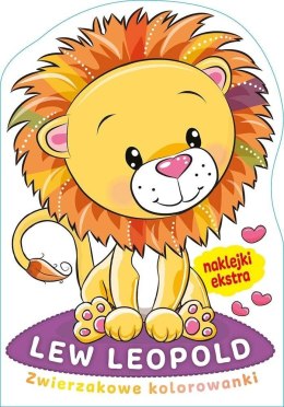 Zwierzakowe kolorowanki. Lew Leopold