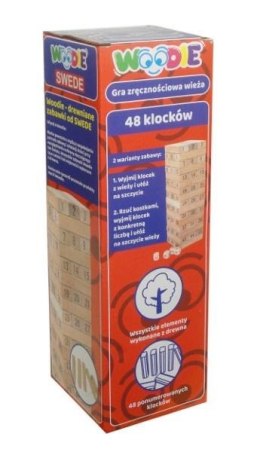 Drewniana gra zręcznościowa wieża Woodie