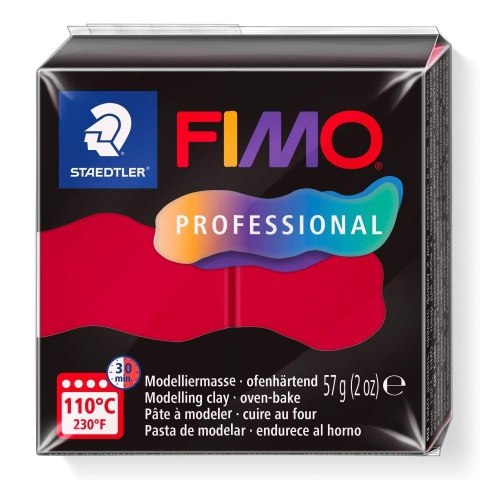 Masa termoutwardzalna Fimo 57g karminowy