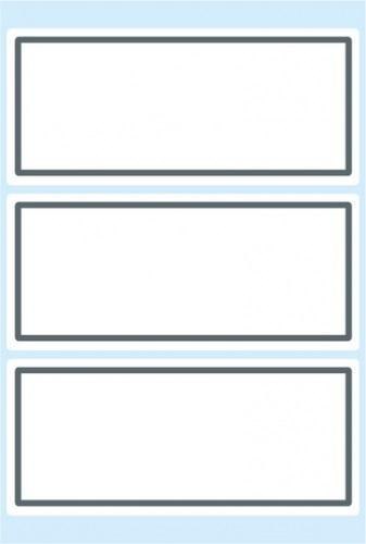 Naklejki szkolne białe 18szt