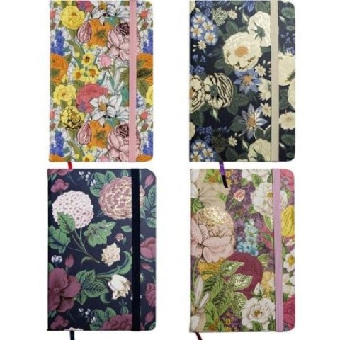 Notes A6/80K linia PU Kwiaty 81137 mix