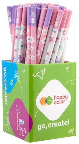 Ołówek trójkątny 2B Pearl flower (24szt)