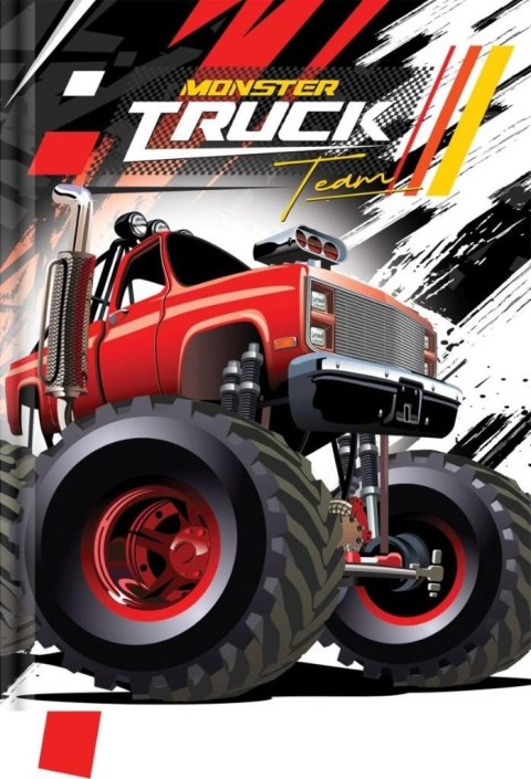 Pamiętnik Monster Truck Team 14x18cm 80 kartek