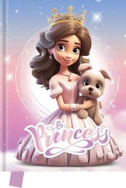 Pamiętnik Princess 14x18cm 80 kartek