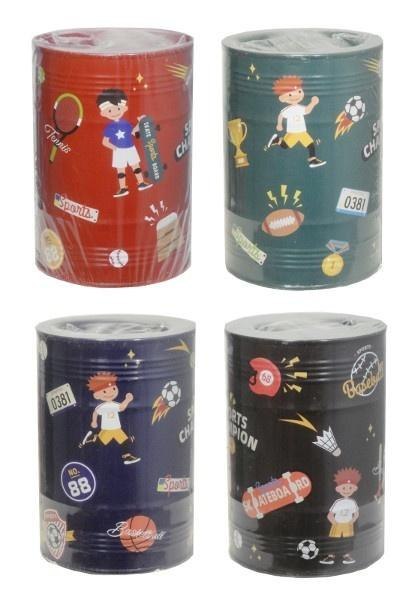 Skarbonka puszka ze sportowym motywem MIX