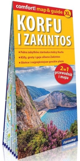Comfort! map&guide XL Korfu i Zakintos 2w1
