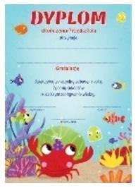 Dyplom A4 Ukończenia przedszkola Morski