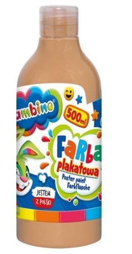 Farba plakatowa cielista 500ml BAMBINO