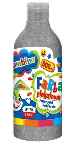 Farba plakatowa srebrna 500ml BAMBINO