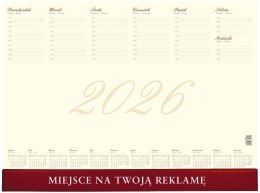 Kalendarz 2026 biuwar business