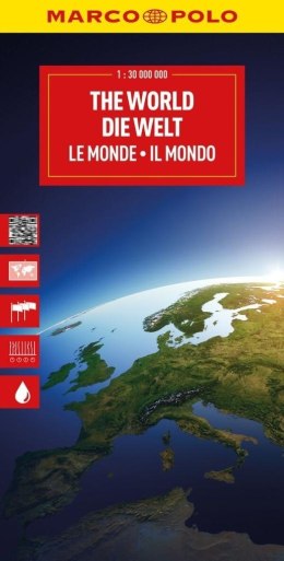 Mapa drogowa Świat 1:30 000 000