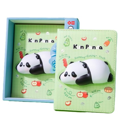 Notatnik Panda miękka okładka 96 stron