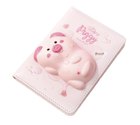 Notatnik mini Świnka miękka okładka 96 stron