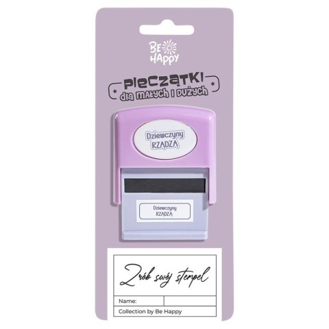 Pieczątka z napisem - Dziewczyny Rządzą