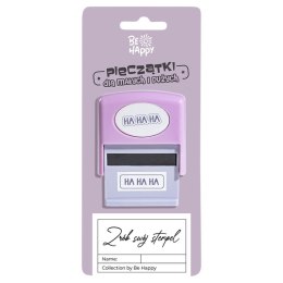 Pieczątka z napisem - Ha ha ha