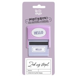 Pieczątka z napisem - Hello