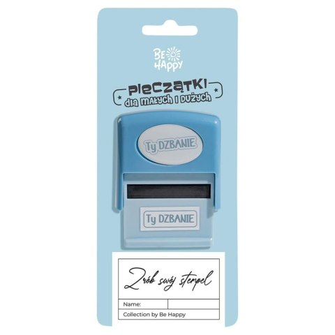 Pieczątka z napisem - Ty Dzbanie