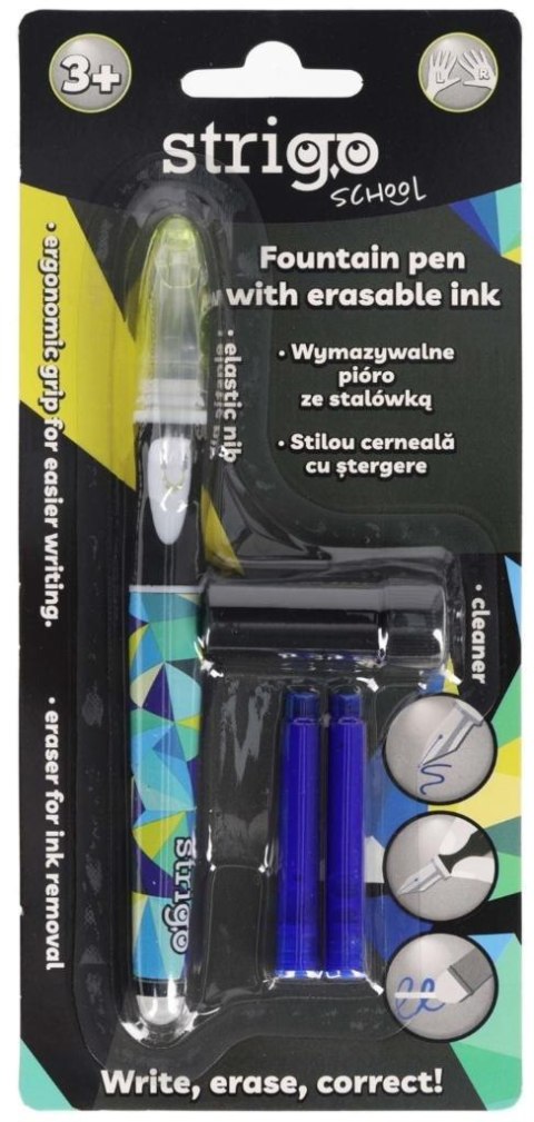 Pióro wymazywalne ze stalówką Geometric STRIGO
