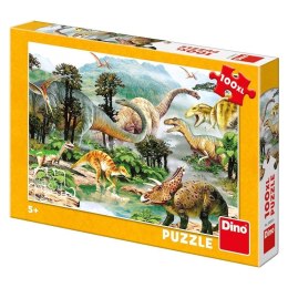Puzzle 100 XL Dinozaury