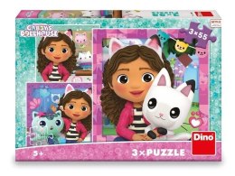 Puzzle 3w1 Koci Domek Gabi, Przyjaciele