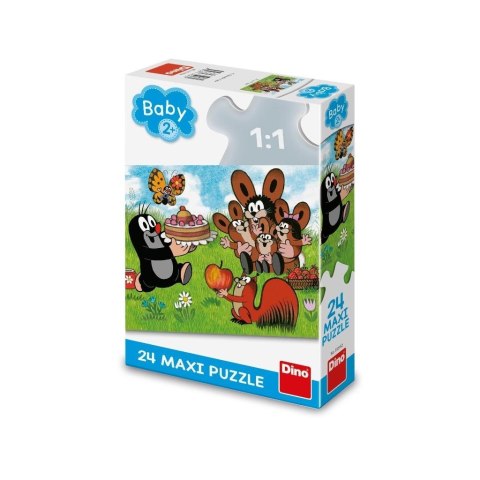 Puzzle baby 24 Krecik Urodziny