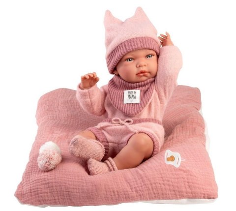 Lalka winylowa bobas Nica z poduszką 40cm