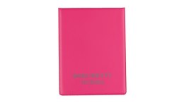 Okładka na dokumenty ucznia pion pink