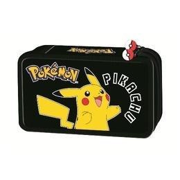 Piórnik podwójny z wyposażeniem Pokemon