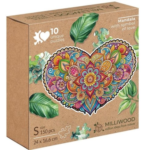 Puzzle drewniane 150 Mandala miłości ALEX
