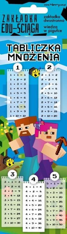 Zakładka edu-ściąga. Tabliczka mnożenia - gra 2