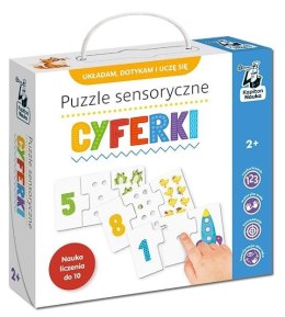 Kapitan Nauka. Puzzle sensoryczne. Cyferki