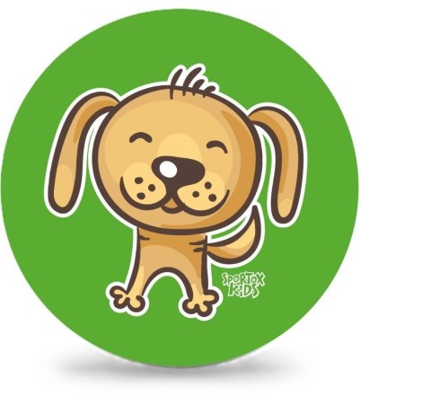 Piłka PVC Sportox Kids 230mm - Psiak