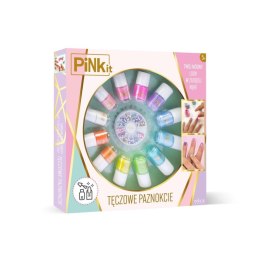 Pink It Tęczowe paznokcie