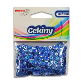 Cekiny hologramowe H 90 niebieski