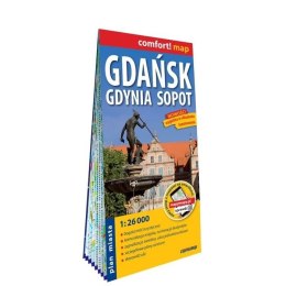 Comfort! map Gdańsk Gdynia Sopot plan miasta