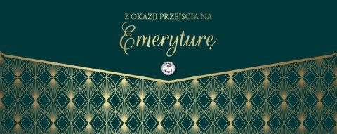 Karnet lux z okazji przejścia na emeryturę