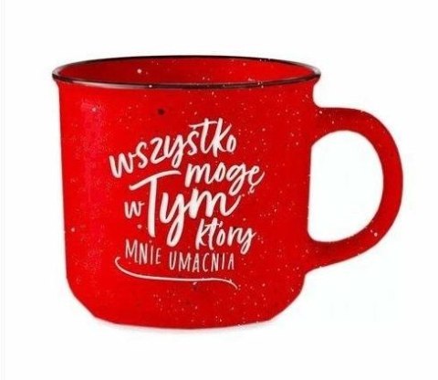Kubek vintage - Wszystko mogę