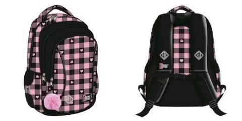 Plecak 3 komorowy BP26 Pink Checkered