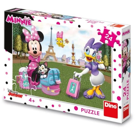 Puzzle Myszka Minnie w Paryżu 24el