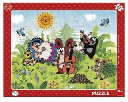 Puzzle ramkowe Krecik Orkiestra 40el