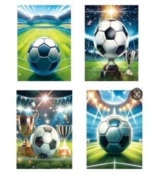 Torebka prezentowa S Piłka nożna