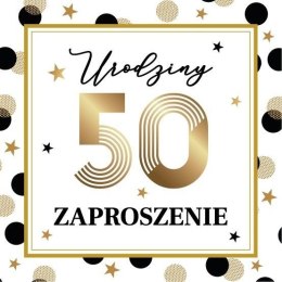 Zaproszenie Urodziny (10szt)